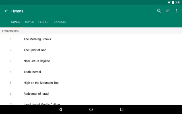 LDS Music android App screenshot 3